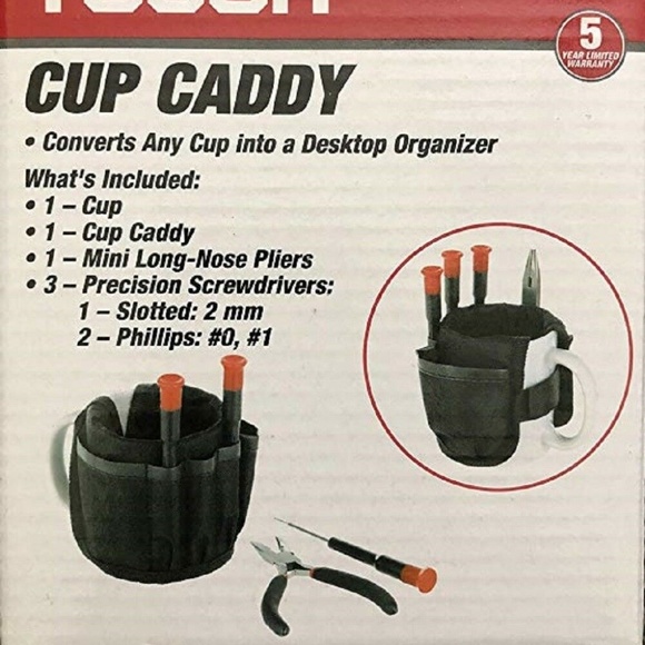 Hyper Tough Cup Caddy Desktop Organizer w/ Pliers - Picture 1 of 1